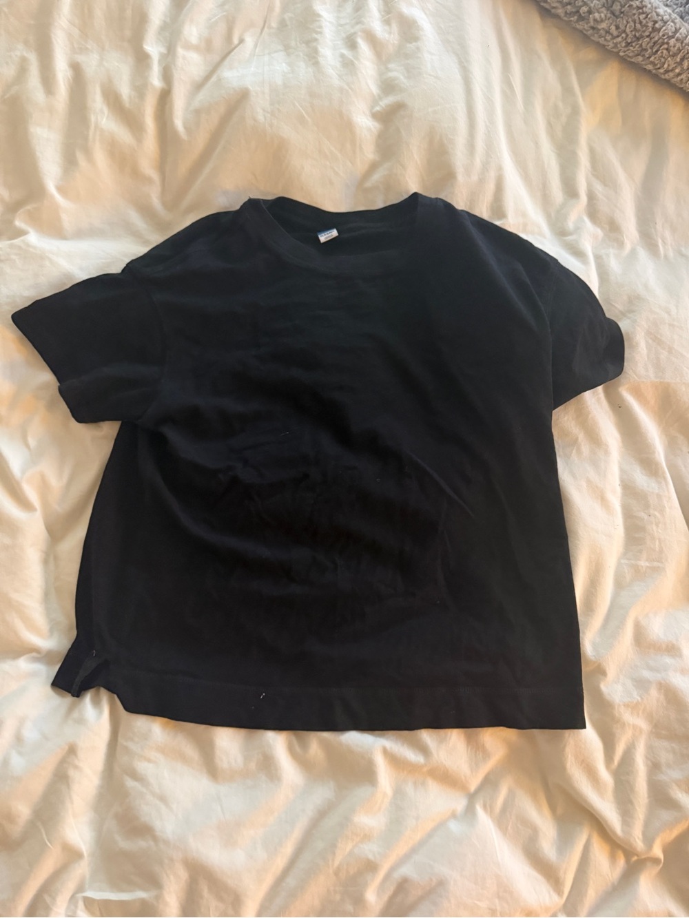 Old Navy "Vintage" Black Short Sleeve Crew Neck Tee